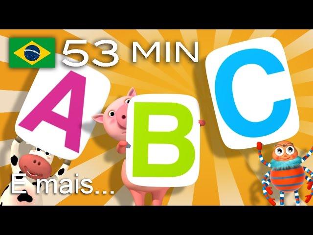 Canção do ABC | E muitas mais Canções de Ninar | Compilação com 53 minutos da LittleBabyBum!