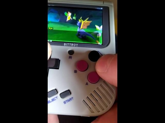 Bittboy v2 spiro ps1 gameplay