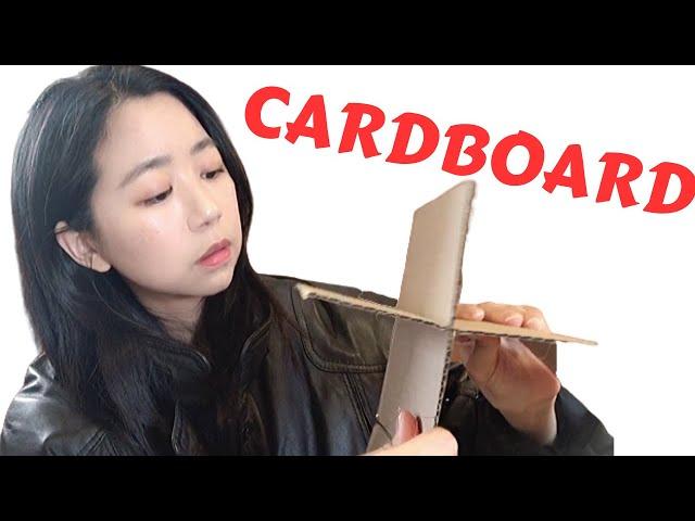 [ASMR] Cardboard Tapping, Rubbing & Ripping | 厚紙板舒壓聲