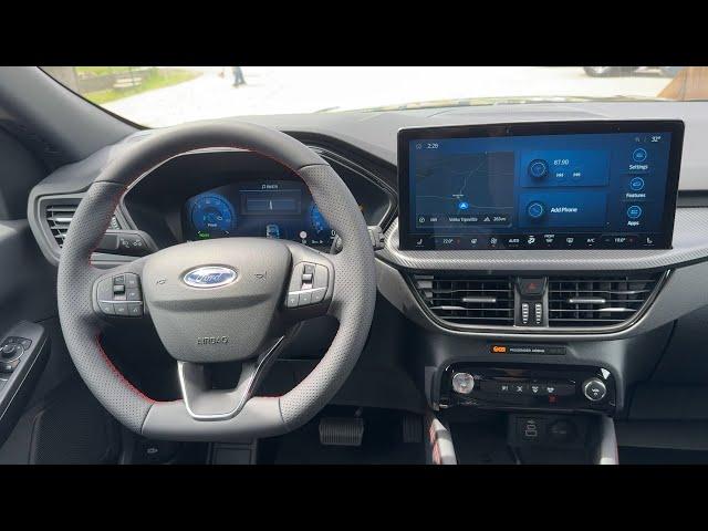 New FORD KUGA FACELIFT 2024 - INTERIOR details (new SYNC4 infotainment) ST-Line