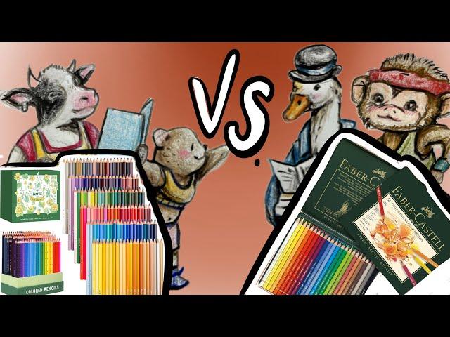 Tier Illustrationen mit Buntstift | ARRTX 126er Set VS POLYCHROMOS - Entspannt Zeichnen ️KA 13/24