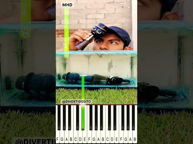 IMPRESSIVE SPRUNKI BLACK PHASES GET BIGGER @divertidosito - Piano Tutorial