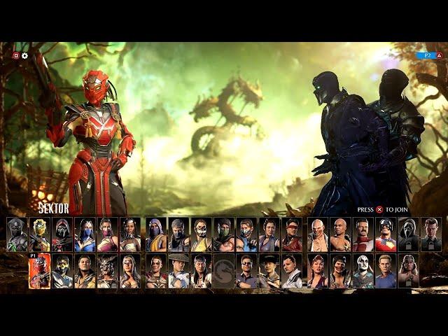 Mortal Kombat 1: Khaos Reigns - Character Select Screen