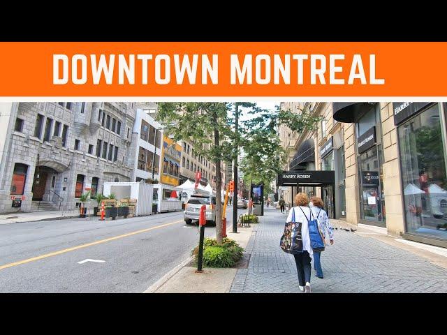 Virtual Tour of Downtown Montreal  Peel Street #centrevilledemontreal #downtownmontreal #montreal