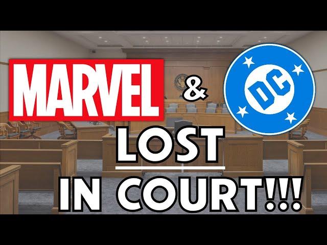 Marvel and DC Comics LOSE BIG in Court   Superhero Trademark Status Update