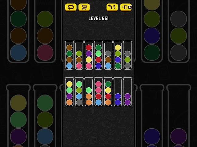 Ball Sort Puzzle - level 551