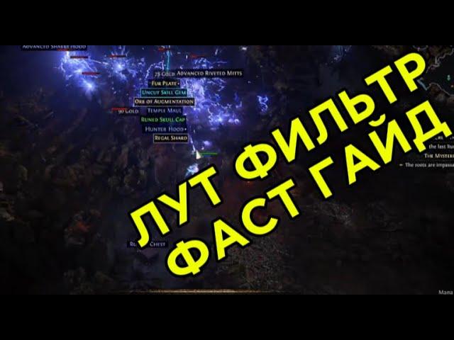 Лут фильтр за 1минуту в игре POE2. Loot Filter for Path Of Exile 2. #poe2 #pathofexile2