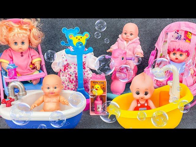 66 Menit Kepuasan Membuka kemasan Mainan Mandi Bayi Lucu  Bak Mandi Boneka Lucu ASMR | Review Toys