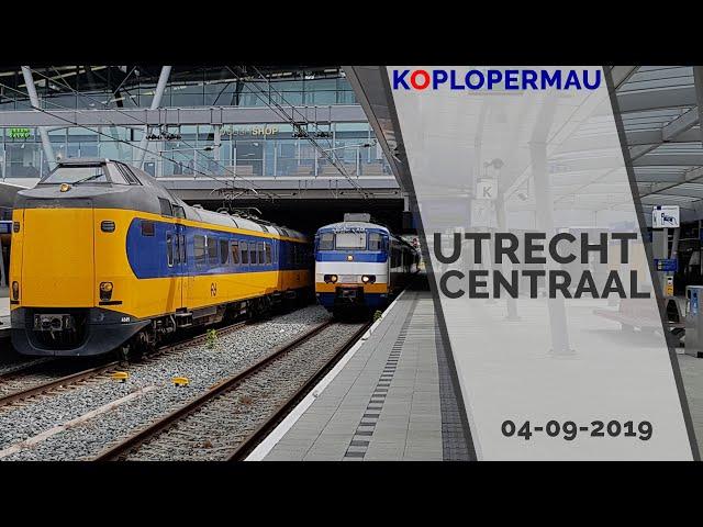 Trains on Utrecht Centraal station - 04-09-2019