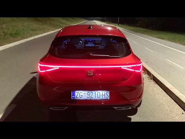 New Seat Leon FR 2021 - crazy LED LIGHTS with cool illumination, dynamic indicators & ambient lights