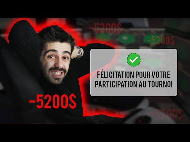 JE M'INSCRIS SANS FAIRE EXPRÈS À UN TOURNOI A 5200$ ONLINE