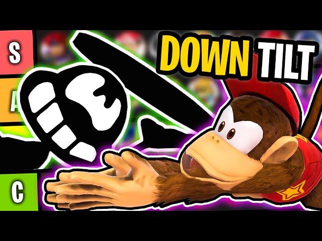 Smash Bros Ultimate Down Tilt Tier List