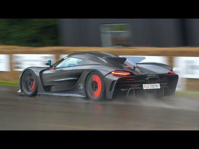 $50 Million Of HYPERCARS Going Flatout In The Rain!