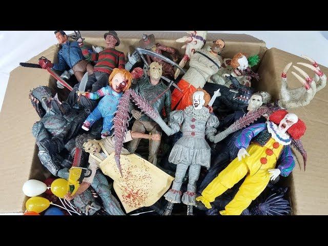 BIG BOX FULL OF HORROR ACTION FIGURES