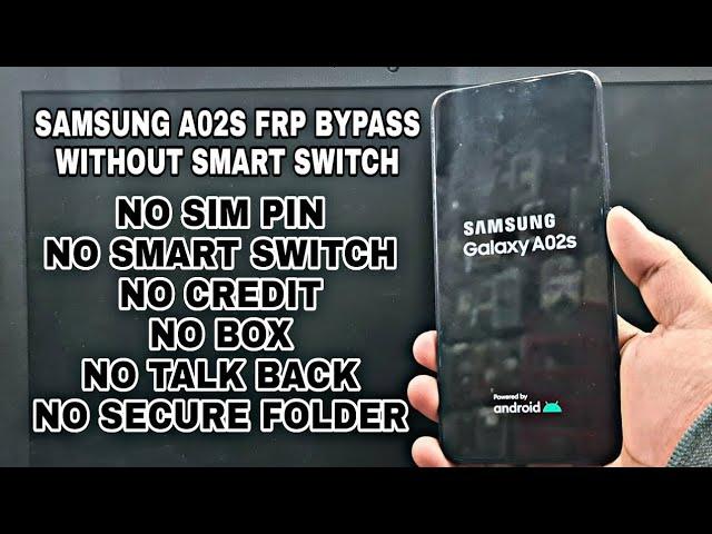 Samsung A02s (SM-A025F) U4 U5 Frp Google Account Bypass Android 12 | Alliance Shield X Not Working