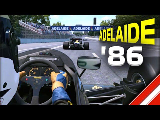 Racing the Lotus 98T at Adelaide is FUN