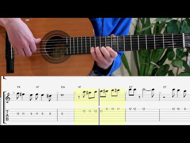 Besame mucho. Guitar. Chords. Tabs. Notes