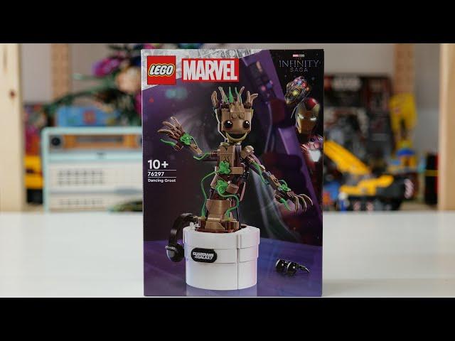 LEGO Marvel Super Heroes 76297 Dancing Groot - LEGO Speed Build Review