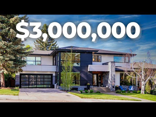 INSIDE a $3,000,000 Luxury Home in ICONIC Elbow Park, Calgary!  Million Dollar Tour 2021