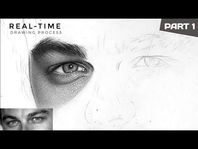 REAL- TIME Hyper Realistic Drawing Process | By Harsh Guru Arts.