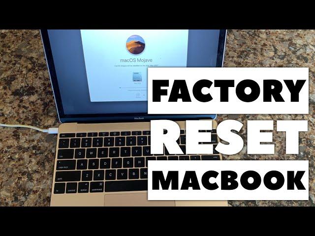 How to Reset a Macbook to Factory Settings