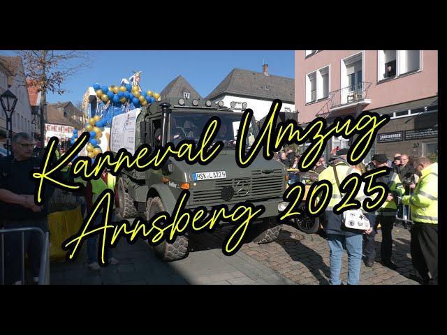 #Karneval in #Arnsberg 2025  der #Umzug   #helau und #alaaf