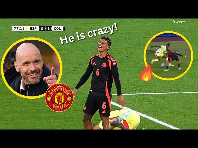 Richard Rios vs Spain | Is He Good? | MAN UNITED TARGET 