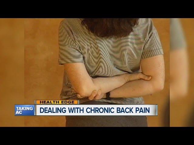 Dealing with chronic back pain.