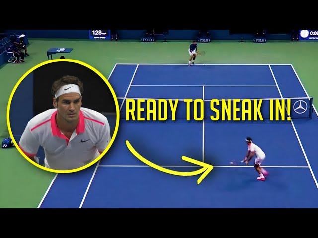 Roger Federer: 8 Minutes of the SABR (Sneak Attack by Roger!)