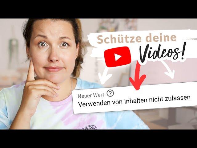 Ändere diese YouTube Einstellung SOFORT: Videos vor DIEBSTAHL schützen