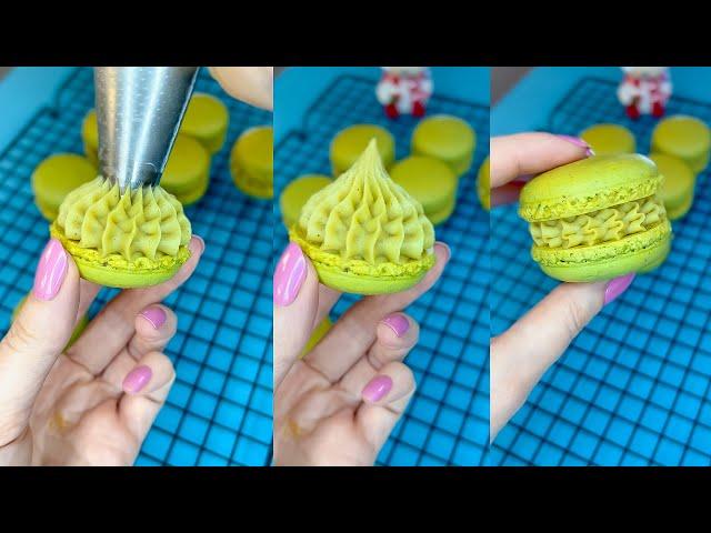 Pistachio MACARONS Easy to make Recipe | Vinogradinka