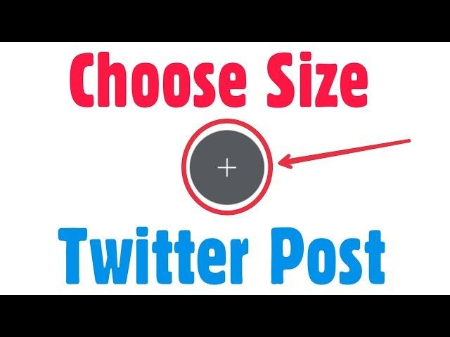 How To Choose Size Twitter Post Images || Select Width & Height Crop Photo in PicsArt