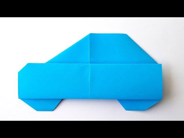 Origami car How to make a paper car Gift for Dad on February 23 Paper crafts Paper car