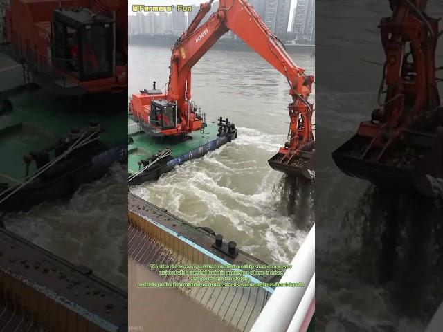 Navigating the Waters: Excavator Dredging in Riverbeds