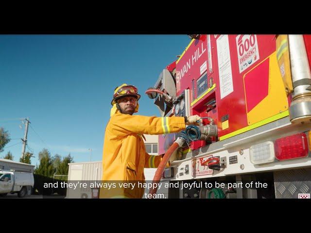 CFA welcomes Fijian volunteer firefighters at Swan Hill Fire Brigade