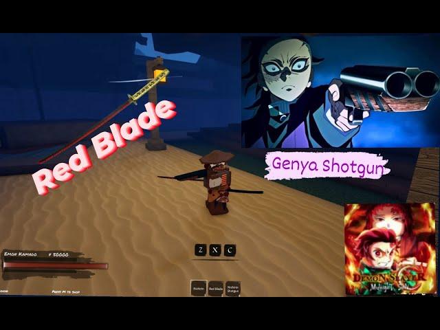 Red Blade , Nichirin Shot gun Demon Slayer:Midnight Sun