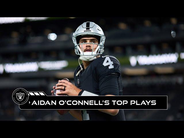 Aidan O'Connell's Top Plays From the 2023 Season | Highlights | Raiders