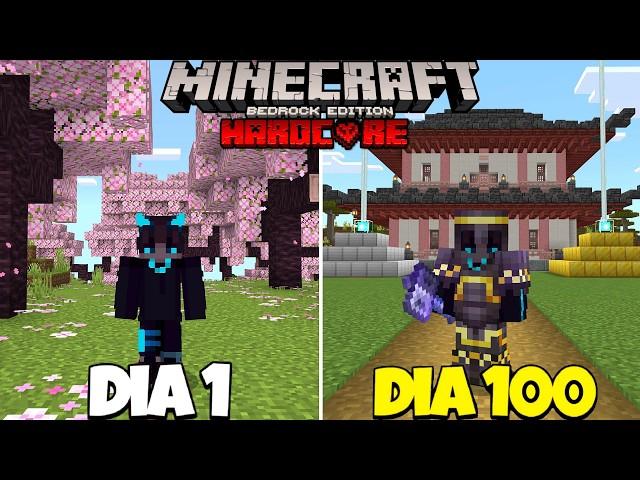 Sobreviví 100 DÍAS en Minecraft Bedrock Hardcore 1.21