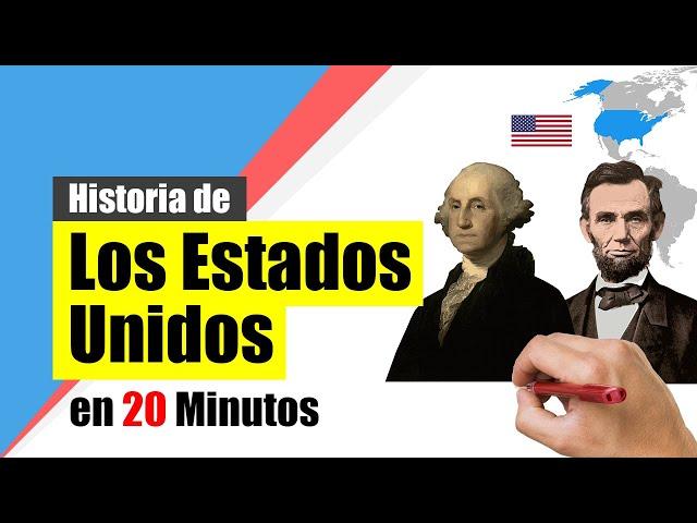 Historia de los ESTADOS UNIDOS  - Resumen | Independencia, Guerra de Secesión, Roosevelt, Reagan...