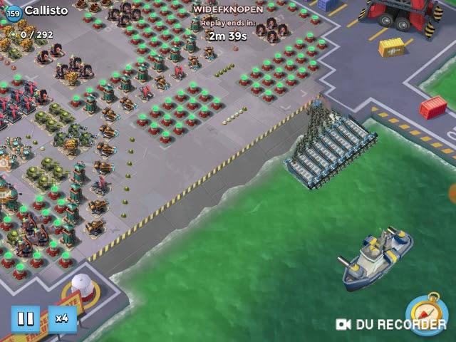 BOOM BEACH Callisto ️️️BIG CALLISTO SOLO 3,200,000HP! Bullit