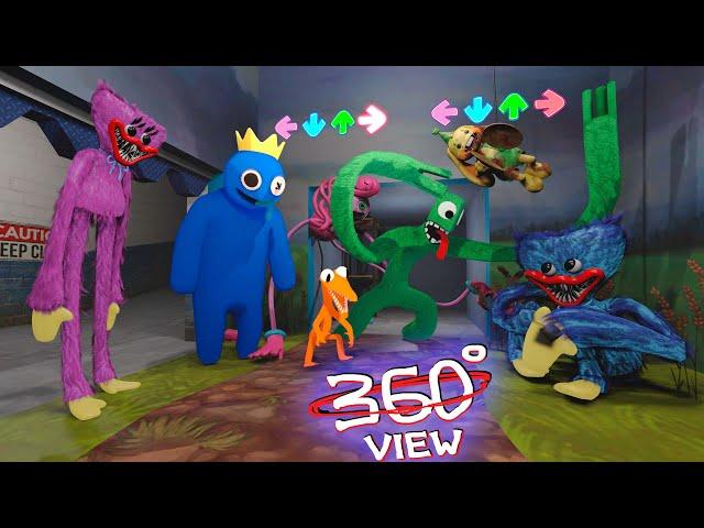 Rainbow Friends Vs Poppy Playtime FNF 360° Animation