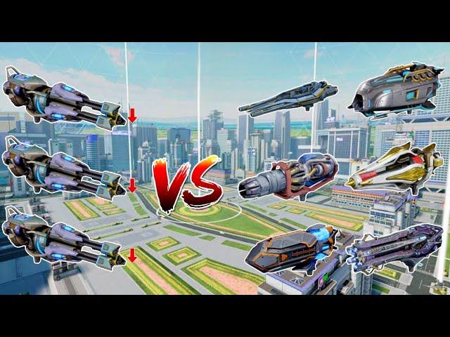 WR Discordia[Nerf] VS All Weapons Comparison |WAR ROBOTS|