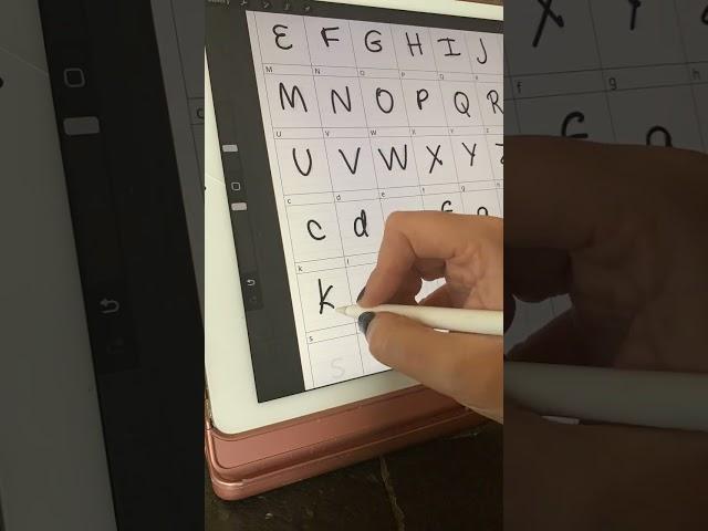 Turn your handwriting into a font with the iPad