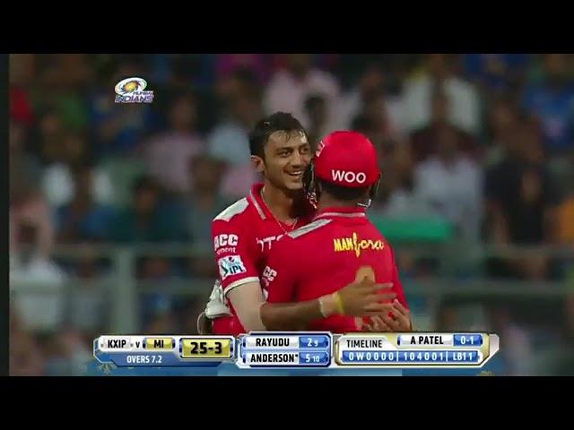 KXIP vs MI 2015 highlights