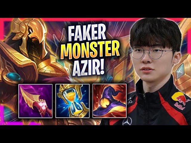 FAKER IS A MONSTER WITH AZIR! - T1 Faker Plays Azir MID vs Yone! | Season 2024