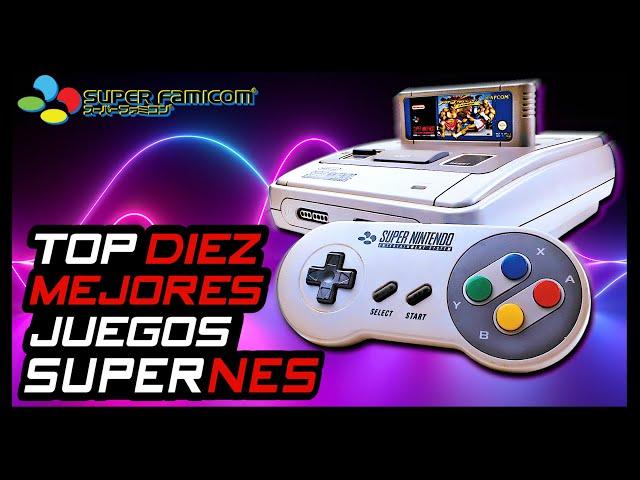 TOP 10 Mejores Juegos de SUPER NINTENDO | La Pocion Roja