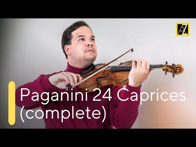 PAGANINI: 24 Caprices (complete) Antal Zalai, violin  classical music