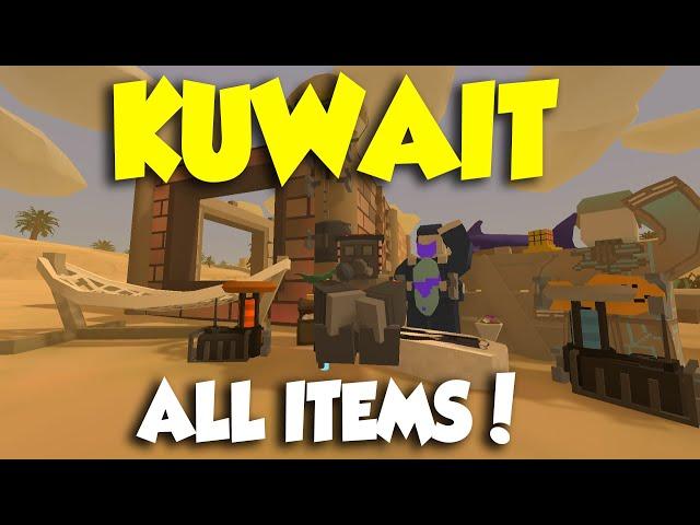 Unturned - All NEW Kuwait Map Items + IDs! (Clothing, Buildables, Etc.)