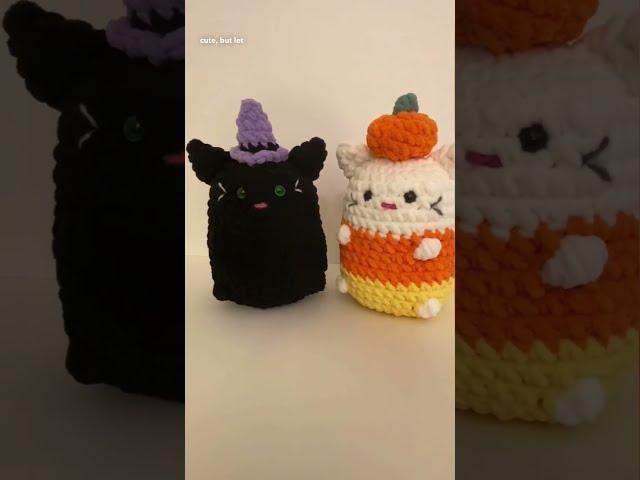 Which #spookycat is your favorite?  SpooKitty #crochetpattern now available  #crochetcat