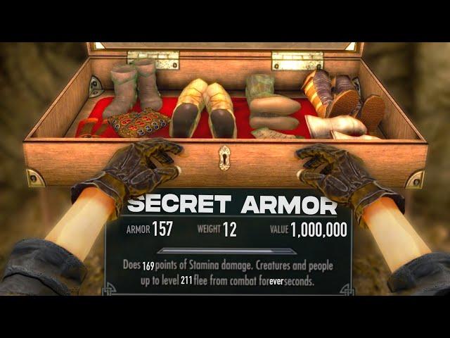 10 SECRET Pieces of Armor in Skyrim... The last one WILL Shock YOU!